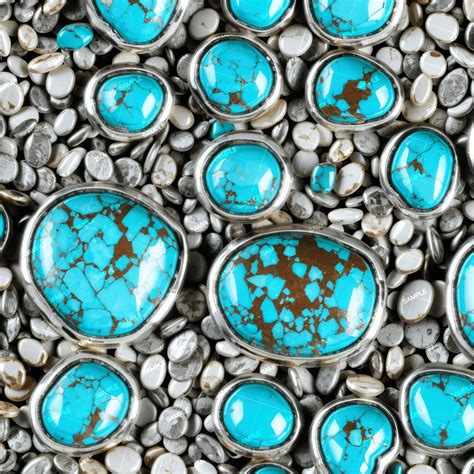 Silver Mounted Turquoise 48 – Pattern Crew