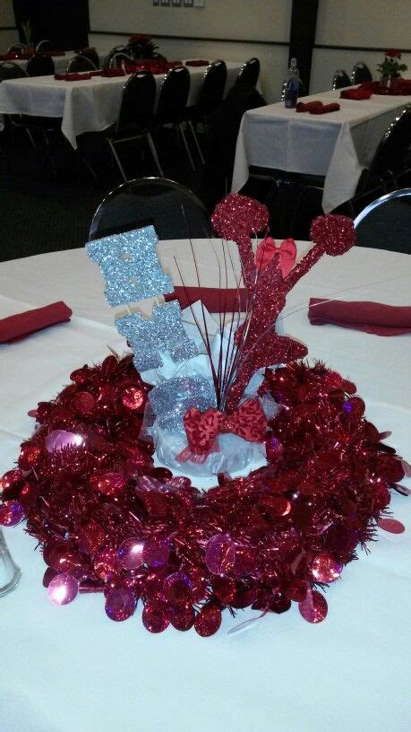 Centerpiece For Cheer Banquet Cheer Banquet Banquet Centerpieces