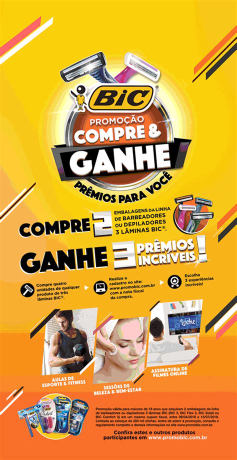 BIC lança promoção Compre Ganhe Prêmios para Você Portal da