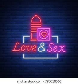 Sex Shop Set Logos Neon Style Stock Vector Royalty Free 770122582