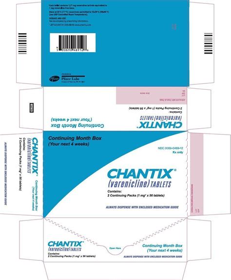 Chantix Fda Prescribing Information Side Effects And Uses