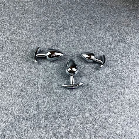 Stainless Steel Anal Plug Comfortable Butt Plug Training Set Massage