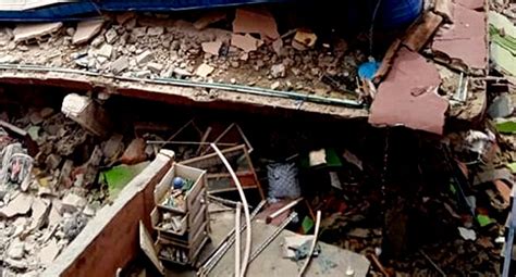 One Dead Seven Rescued As Building Collapses During Heavy Rainfall In