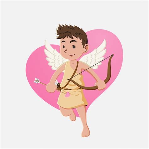 Premium Vector Cupid Cartoon Character