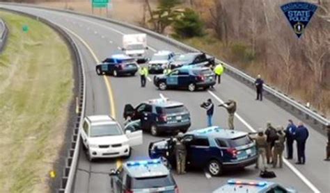 Police Man Wanted In 2 States Arrested After Pursuit Standoff On