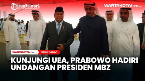 Kunjungi UEA Prabowo Bertemu Presiden UEA Sheikh Mohamed Bin Zayed Al