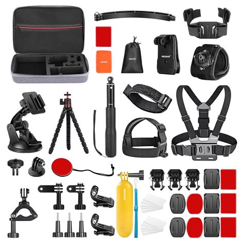 Neewer 50 In 1 Action Camera Accessory Kit Compatible With Gopro