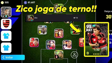 GAMEPLAY O ZICO GRÁTIS ELE JOGA FÁCIL EFOOTBALL GAMEPLAY