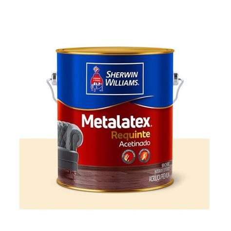 Tinta Sherwin Williams Requinte Acrílico Acetinado Pérola 3 6 Litros