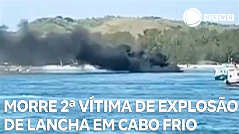 Morre segundo capixaba vítima de explosão de lancha em Cabo Frio no