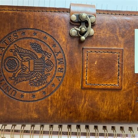 5x85 Military Green Note Book Army Issued Military Leaders Green
