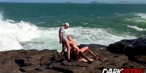 Seaside Interracial Dp For Gorgeous Busty Blonde Tarra White Tnaflix