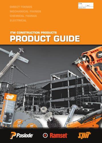 Itw Construction Products Product Guide Spit Impex Pdf Catalogs