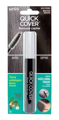 Retoque Capilar De Raiz Gray Hair Touch Up Marrom Escuro Mercadolivre