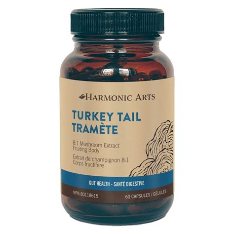 Optimum Health And Kolya Harmonic Arts Turkey Tail Mushroom Capsules