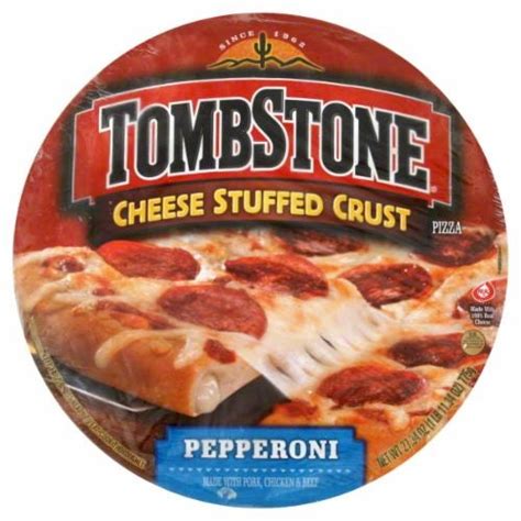 Tombstone Cheese Stuffed Crust Pepperoni Pizza 2734 Oz Frys Food