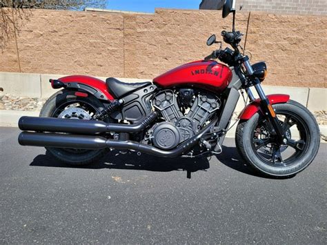 Indian Motorcycle Scout Bobber Sixty Abs Stryker Red Metallic