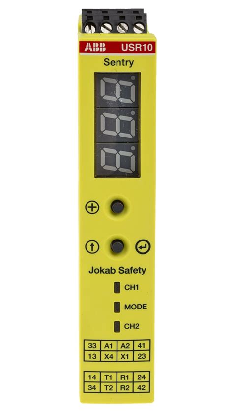 2TLA010070R0000 Sentry USR10 24VDC ABB Jokab ABB Jokab Dual Channel