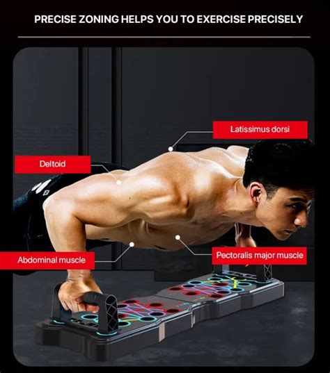 Coolrich Multifunction Push Up Board Rack System Body Fitness Exercise