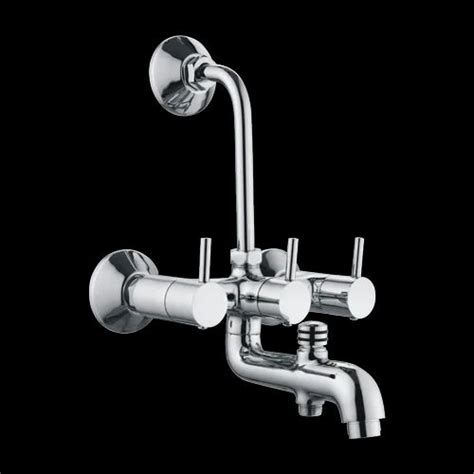 OM S Brass Wall Mixer 3 In 1 With L Bend For Bathroom Fittings At Rs