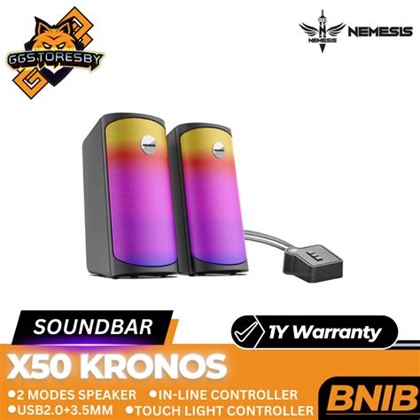 Jual Nyk Nemesis X50 Kronos Bluetooth Rgb Speaker Shopee Indonesia