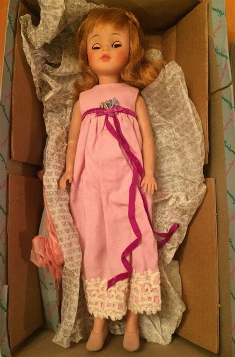 Vtg Madame Alexander Polly Doll 1965 17 Very Rare Casual Long Pink