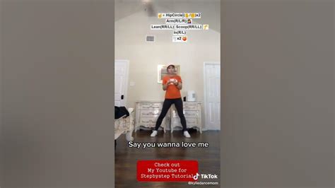 Say You Wanna Love Me Tiktok Dance Tutorial Laratheone Youtube