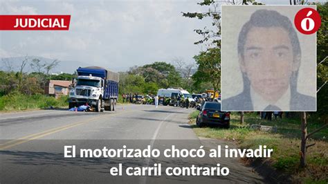 Se Mat Al Estrellarse Contra Una Volqueta En El Anillo Vial Occidental