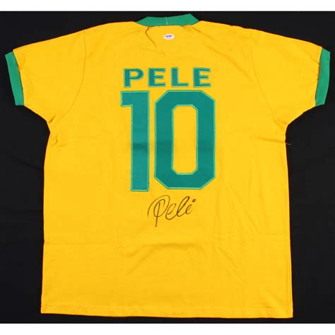 Pele Signed Brazil 1970 World Cup Jersey (PSA COA) | Pristine Auction