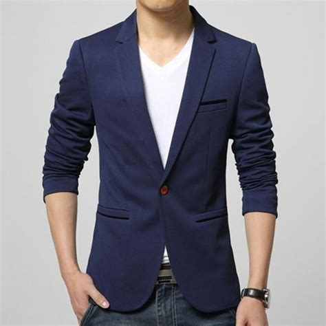 Mens Single Button Blazer– amtify