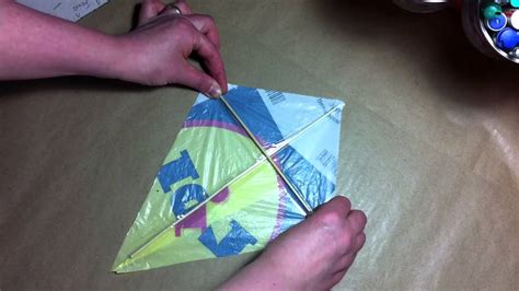 How To Make A Kite From A Plastic Bag Youtube