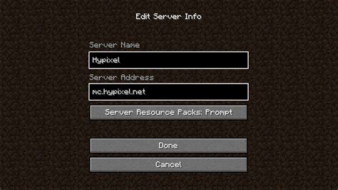 C Ch V O Server Hypixel Trong Minecraft