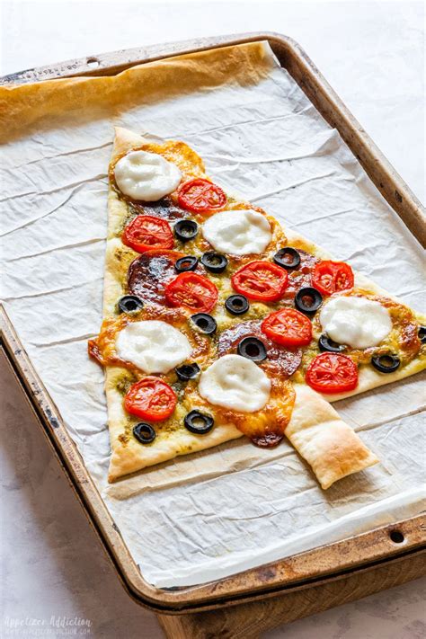 Christmas Tree Pizza Appetizer Addiction