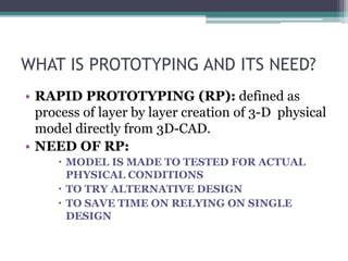 Rapid Prototyping Ppt