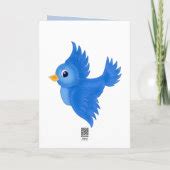 Singing Bluebird Birthday Card Zazzle