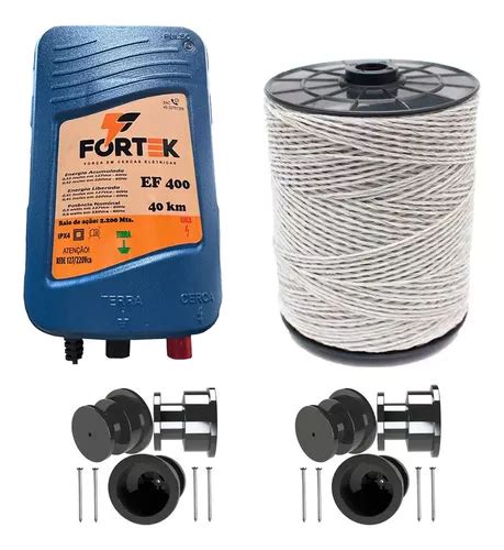 Kit Eletrificador Rural 40 Km Cerca Eletrica Gado Boi 500m Frete grátis