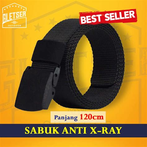 Jual TALI IKAT PINGGANG PRIA ANTI XRAY PLASTIK AUTOMATIC BUCKLE