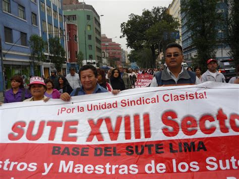 C E R Sute Lima Todos Los Sectores Del Sute Lima Acataron