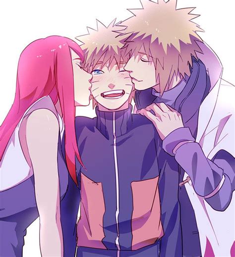 Minato Namikaze And Kushina Uzumaki And Naruto