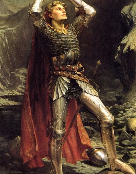 King Arthur By Charles Ernest Butler Arc King Arthur King Art Medieval Art