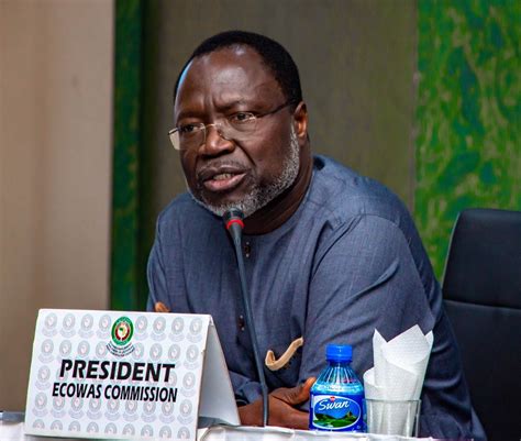 The President Of The Commission Presents The ECOWAS Strategic Plan And