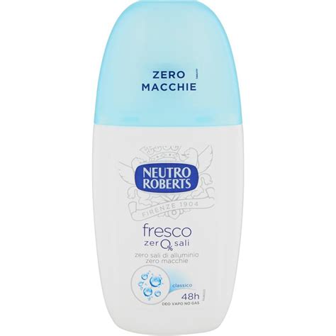 Deodorante Vapo No Gas Fresco Zero Sali Classico Neutro Roberts Ml