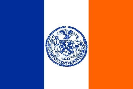 S t c e t i h c r A: The City of New York Official Flag