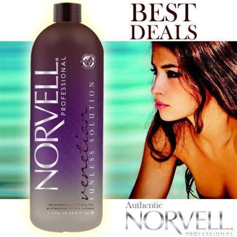 Norvell VENETIAN Sunless Airbrush Spray Dark Tanning Solution 33 8oz Liter