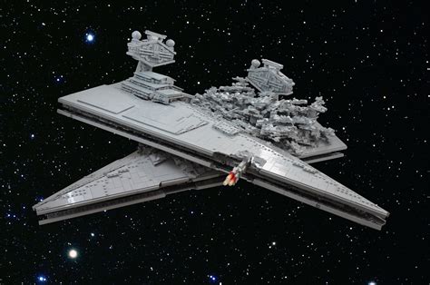 Star Wars Rogue One Le Crash Des Star Destroyers Hellobricks