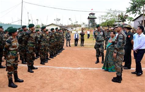 Manipur Governor Inspects Indo Myanmar Border Fencing