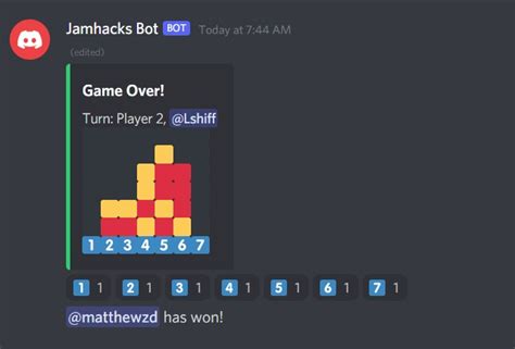 Connect 4 Discord Bot | Devpost