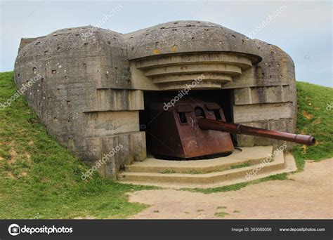 Restes De La Batterie Allemande Qui Fut Captur E Le Juin