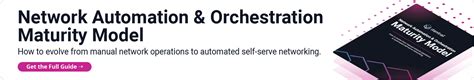 Network Automation Orchestration Maturity Model How To Assess