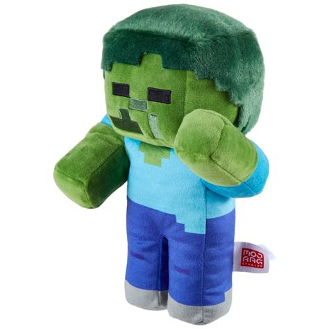 Minecraft Kuscheltier Zombie Steve Pl Schfigur Cm Smyths Toys